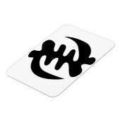 Gye Nyame | God is het hoogste adinkra-symbool Magneet (Linkerzijde)