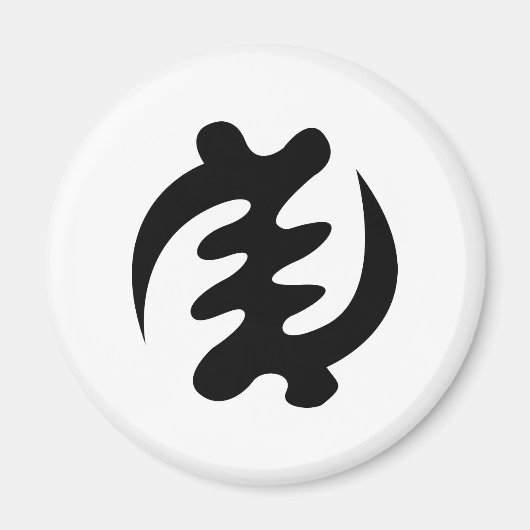 Gye Nyame | God is het hoogste adinkra-symbool Magneet (Voorkant)