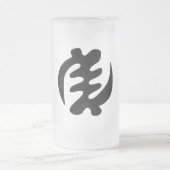 Gye Nyame | God is het hoogste adinkra-symbool Matglas Bierpul (Center)