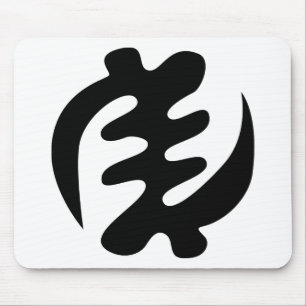 Gye Nyame   God is het hoogste adinkra-symbool Muismat