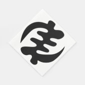 Gye Nyame | God is het hoogste adinkra-symbool Servet (Hoek)