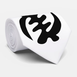 Gye Nyame God is het hoogste adinkra-symbool Stropdas