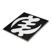 Gye Nyame | God is het hoogste adinkra-symbool Tegeltje (Zijkant)