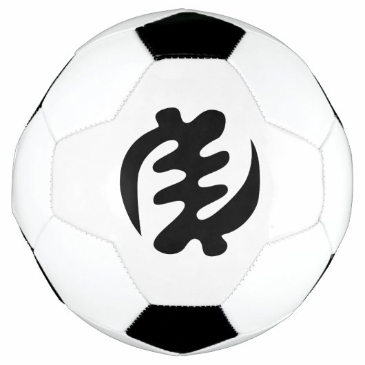 Gye Nyame | God is het hoogste adinkra-symbool Voetbal (Voorkant)