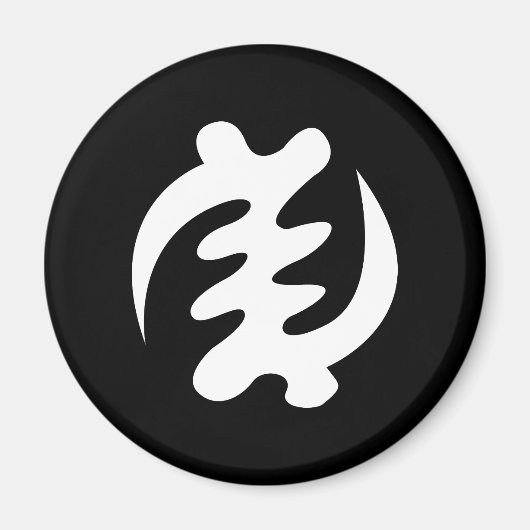 Gye Nyame | God is het hoogste symbool Magneet (Voorkant)