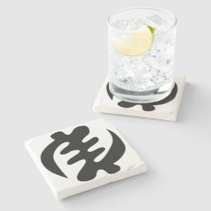 Gye Nyame God is Opperste Adinkra Symbool Stenen Onderzetter