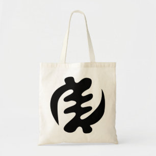 Gye Nyame God is Opperste Adinkra Symbool Tote Bag