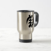 "Gye Nyame" Travel Mug Reisbeker (Voorkant rechts)