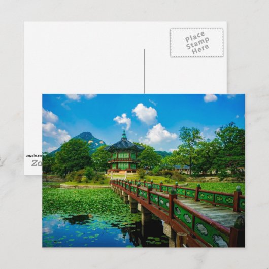 Gyeongbokgung Palace Briefkaart (Voorkant / Achterkant)