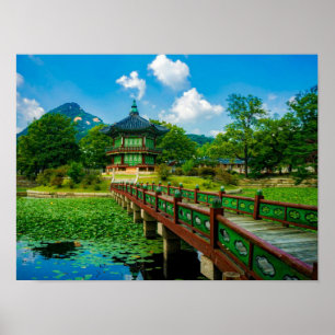 Gyeongbokgung Palace, South Korea Poster