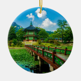 Gyeongbokgung Palace, Zuid-Korea Keramisch Ornament