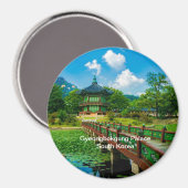Gyeongbokgung Palace, Zuid-Korea Magneet (Voorkant / Achterkant)