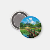 Gyeongbokgung Palace, Zuid-Korea Magneet (Voorkant / Achterkant)