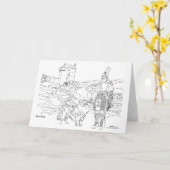 Gylen Castle Scotland Kaart (Gele Bloem)