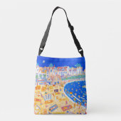 Gylly Beach Bag van kunstenaar John Dyer Crossbody Tas (Achterkant)