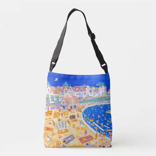Gylly Beach Bag van kunstenaar John Dyer Crossbody Tas (Achterkant)