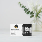 Gym Achtergrond | Logo Opleiding Visitekaartje (Staand voorkant)