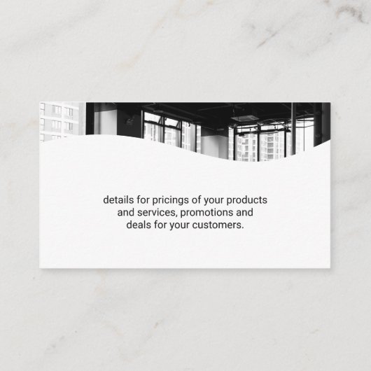 Gym Achtergrond | Trainingslogo Visitekaartje (Achterkant)