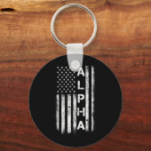 Gym Alpha-flag Workout Bodybuilding Fitness Cool G Sleutelhanger (Voorkant)