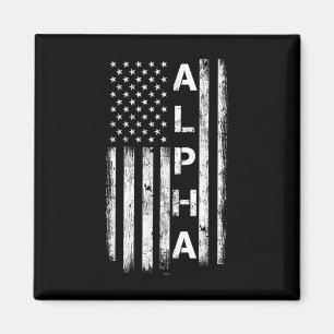 Gym Alpha-vlag Workout Bodybuilding Fitness Cool G Magneet