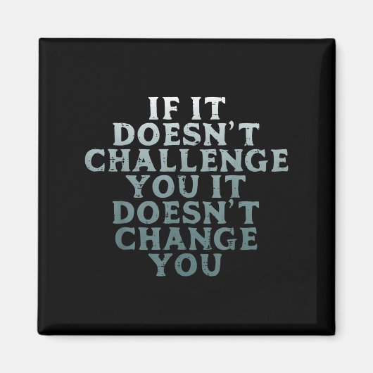 Gym als het je trainingsmotivatie niet uitdaagt magneet (Voorkant)