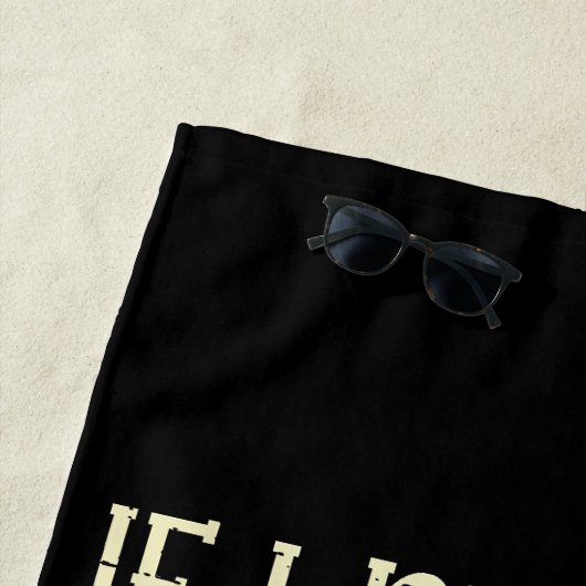 Gym Als Ik Sterf Liften Weegt Grappige Workout Fit Strandlaken (In situ)