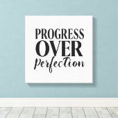 Gym and Success Motivation Canvas Afdruk (Insitu (Houten vloer))