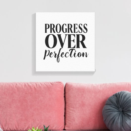 Gym and Success Motivation Canvas Afdruk (Insitu (Woonkamer))