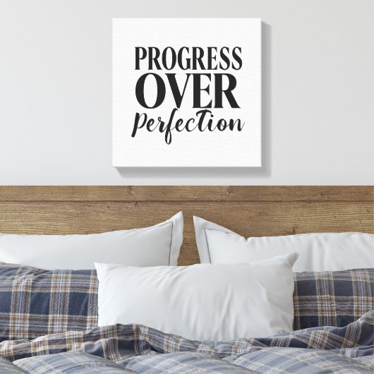 Gym and Success Motivation Canvas Afdruk (Insitu (Slaapkamer))