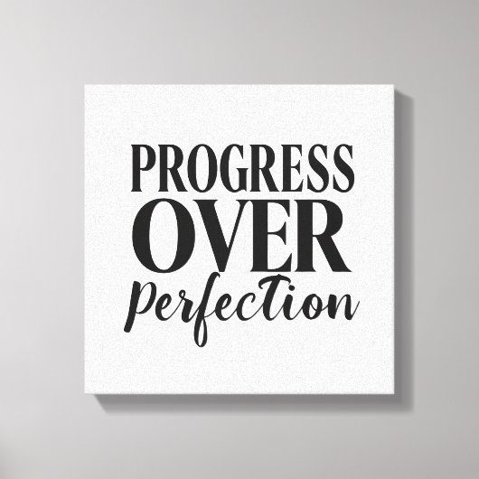 Gym and Success Motivation Canvas Afdruk (Voorkant)