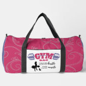 Gym Bag Hustle voor Muscle Duffel Bag Plunjezak (Voorkant)