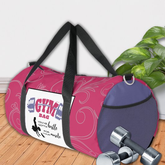 Gym Bag Hustle voor Muscle Duffel Bag Plunjezak