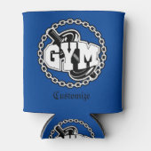 Gym Barbell Logo Thunder_Cove Blikjeskoeler (Voorkant)