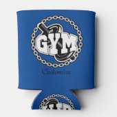 Gym Barbell Logo Thunder_Cove Blikjeskoeler (Achterkant)