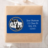 Gym Barbell Logo Thunder_Cove Etiket (Insitu)