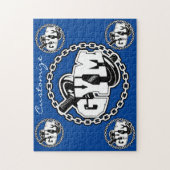 Gym Barbell Logo Thunder_Cove Legpuzzel (Verticaal)