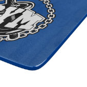 Gym Barbell Logo Thunder_Cove Snijplank (Hoek)