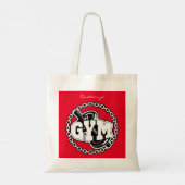 Gym Barbell Logo Thunder_Cove Tote Bag (Achterkant)