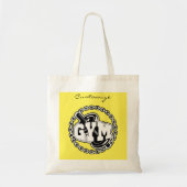 Gym Barbell Logo Thunder_Cove Tote Bag (Voorkant)