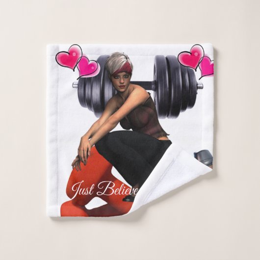 Gym Bathroom Towel sets Bad Handdoek (Wasdoekje)