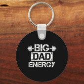 Gym BDE Big Dad Energie Vaderdag Sleutelhanger (Voorkant)