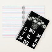 Gym Beast Notitieboek Veiny Dumbbell Grip Hoesje (Binnen)