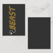 Gym Beast wordt wakker Notitiekaartje (Voorkant / Achterkant)