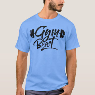 Gym Beest Bodybuilding Training Gewichtheffen Work T-shirt