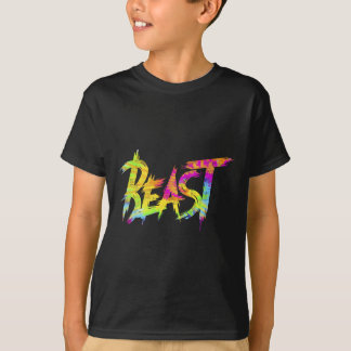 Gym Beest Bodybuilding Workout Humor Tie Dye Weeg T-shirt