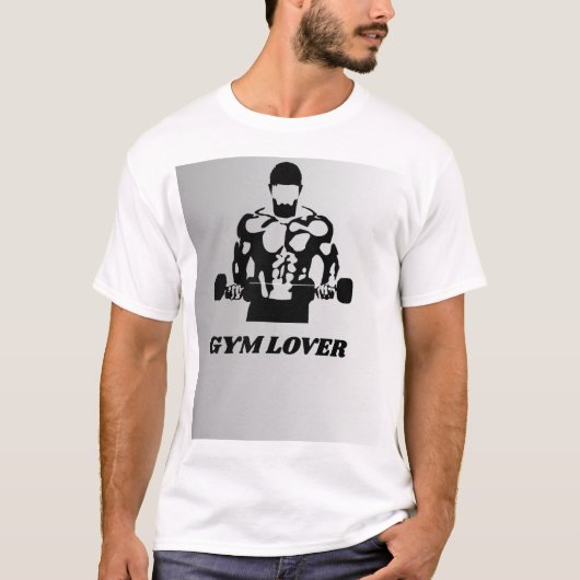  Gym Bodybuilder Fitness Liefhebber T-Shirt  (Voorkant)