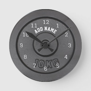 Gym Bodybuilder Wall Clock Ronde Klok