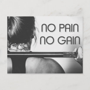 Gym Bodybuilding Fitness Motivatie Briefkaart