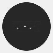 Gym Bodybuilding  Ronde Sticker (Voorkant)