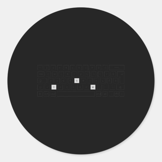 Gym Bodybuilding  Ronde Sticker (Voorkant)